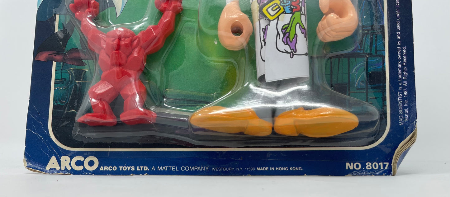 MAD SCIENTIST  - BENDABLE, POSABLE MAD SCIENTIST - #8017 - ARCO 1987