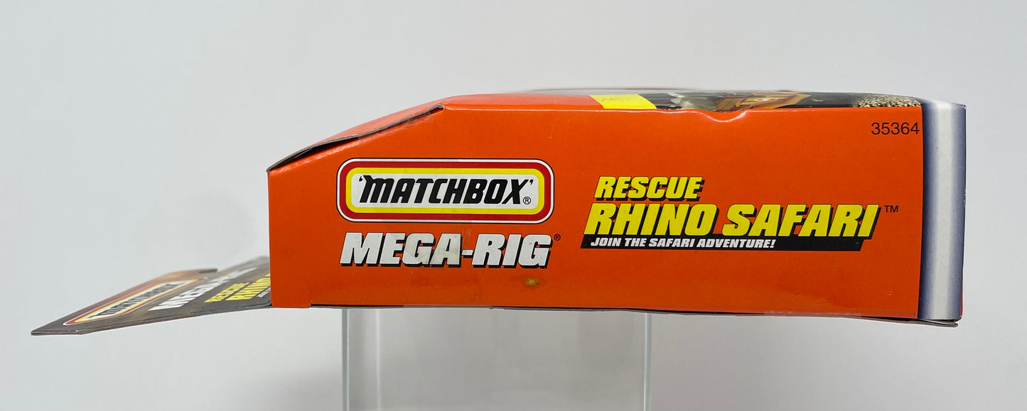 MATCHBOX - MEGA-RIG - RESCUE RHINO SAFARI - #35364 - MATTEL 1998