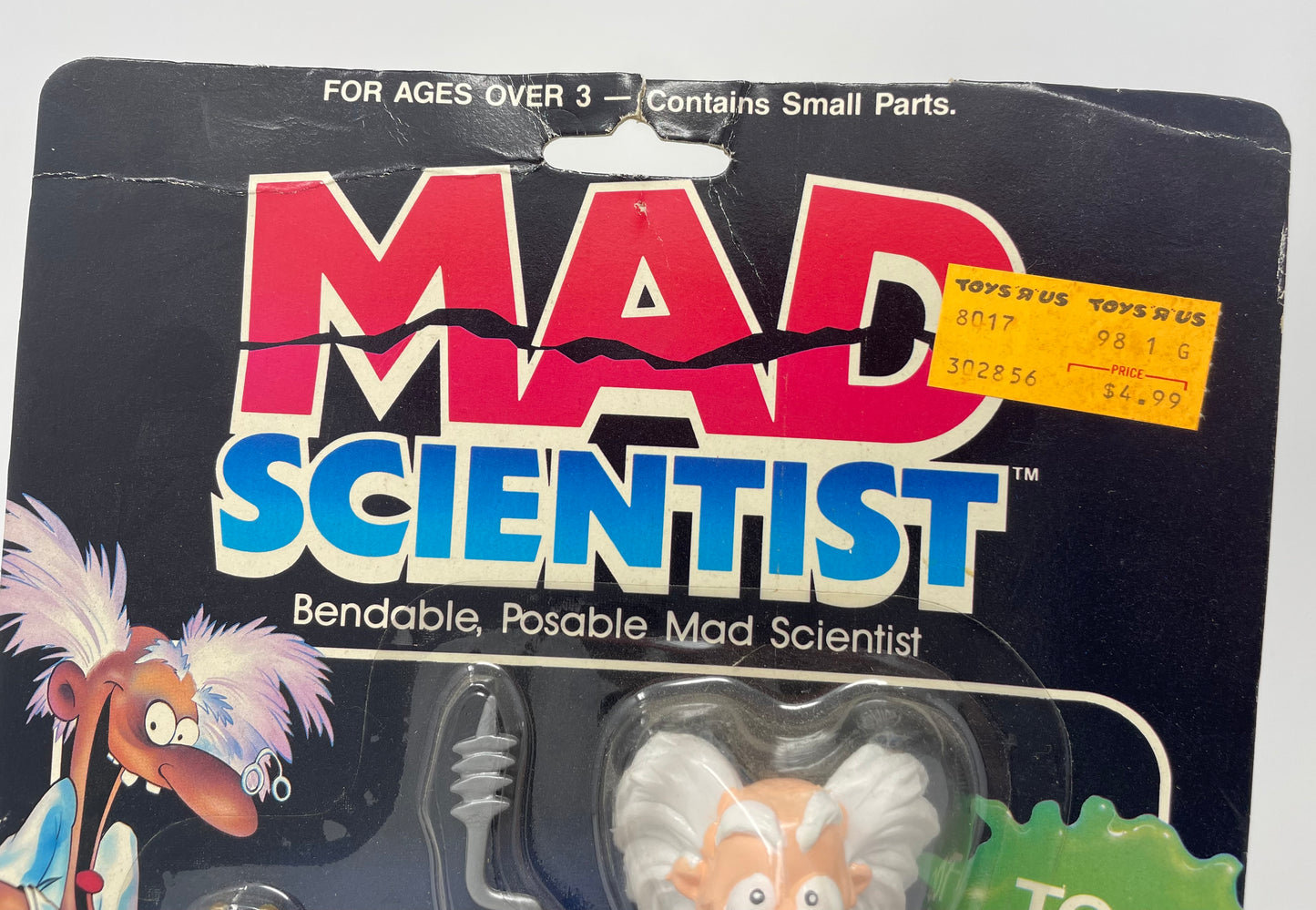 MAD SCIENTIST  - BENDABLE, POSABLE MAD SCIENTIST - #8017 - ARCO 1987