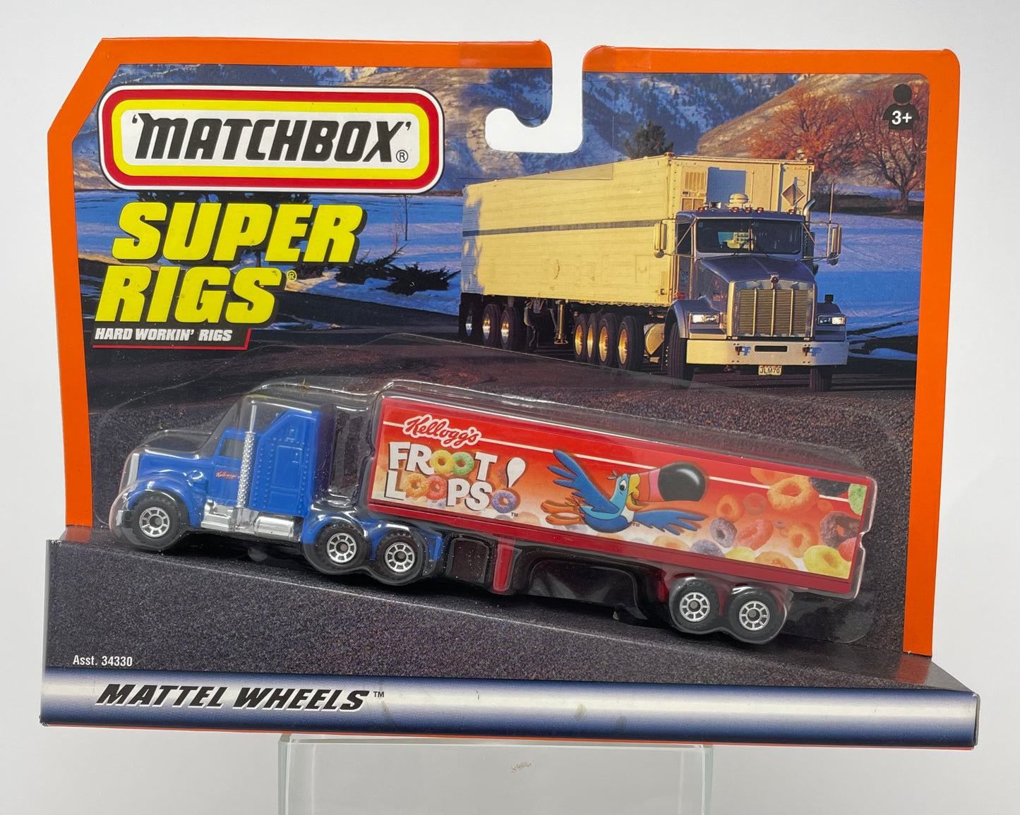 HOT WHEELS - MATCHBOX SUPER RIGS - KELLOG’S FROOT LOOPS - MATTEL 1998