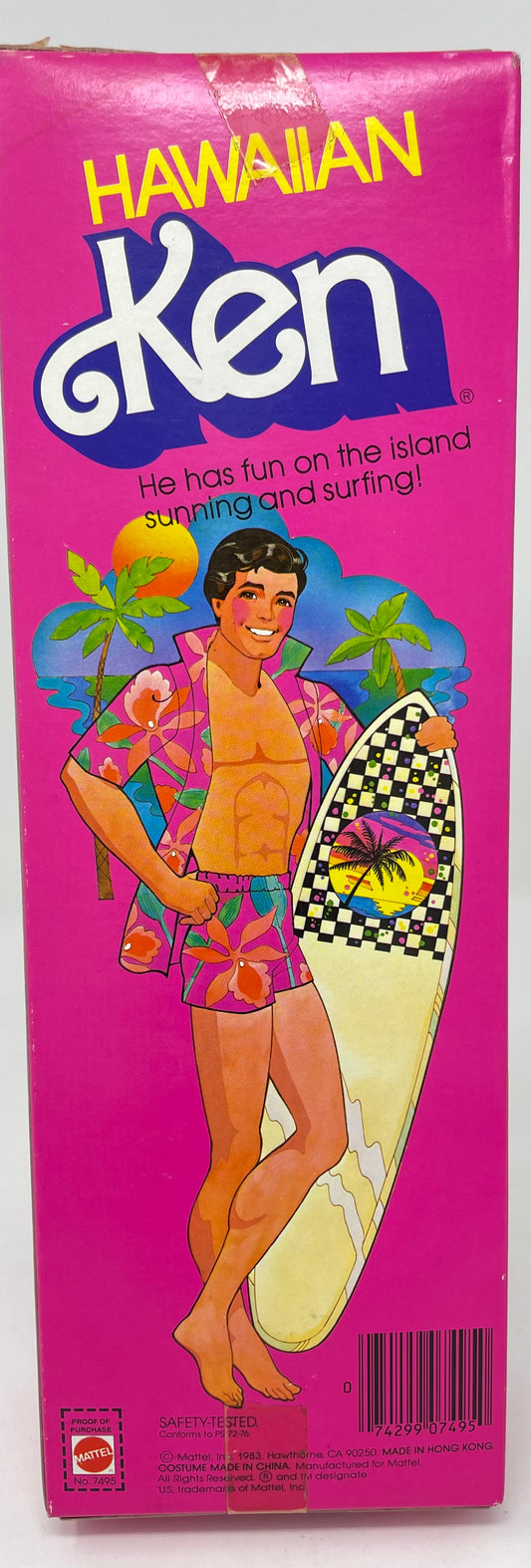 HAWAIIAN KEN - #7495 - MATTEL 1983