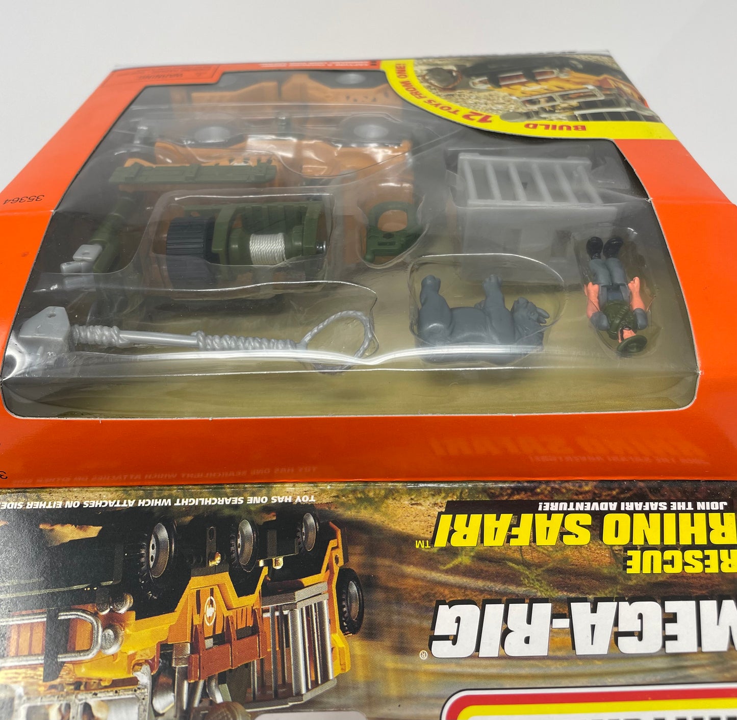 MATCHBOX - MEGA-RIG - RESCUE RHINO SAFARI - #35364 - MATTEL 1998