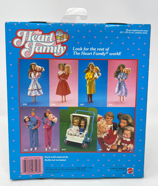 MOM & BABY FASHIONS - ABC SUNDRESS - THE HEART FAMILY - #3196 - MATTEL 1986
