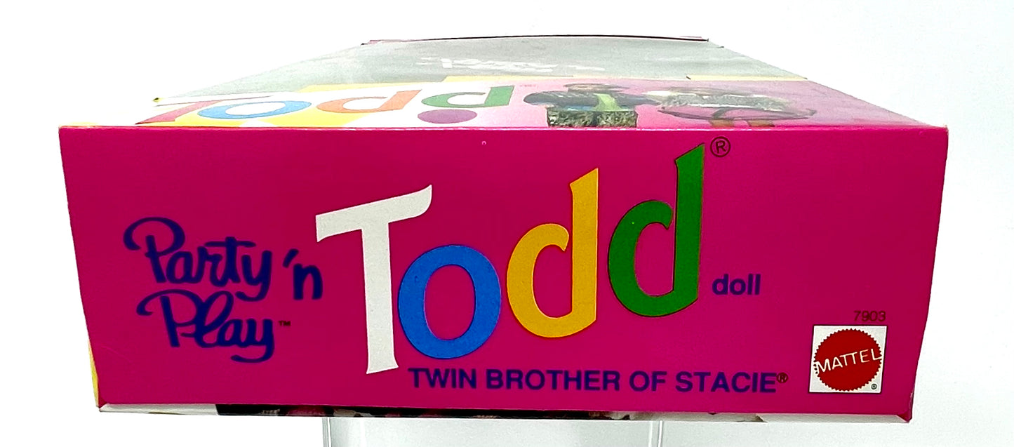 LITTLEST BROTHER OF BARBIE - PARTY 'N PLAY TODD - #7903 - BLONDE - MATTEL 1992