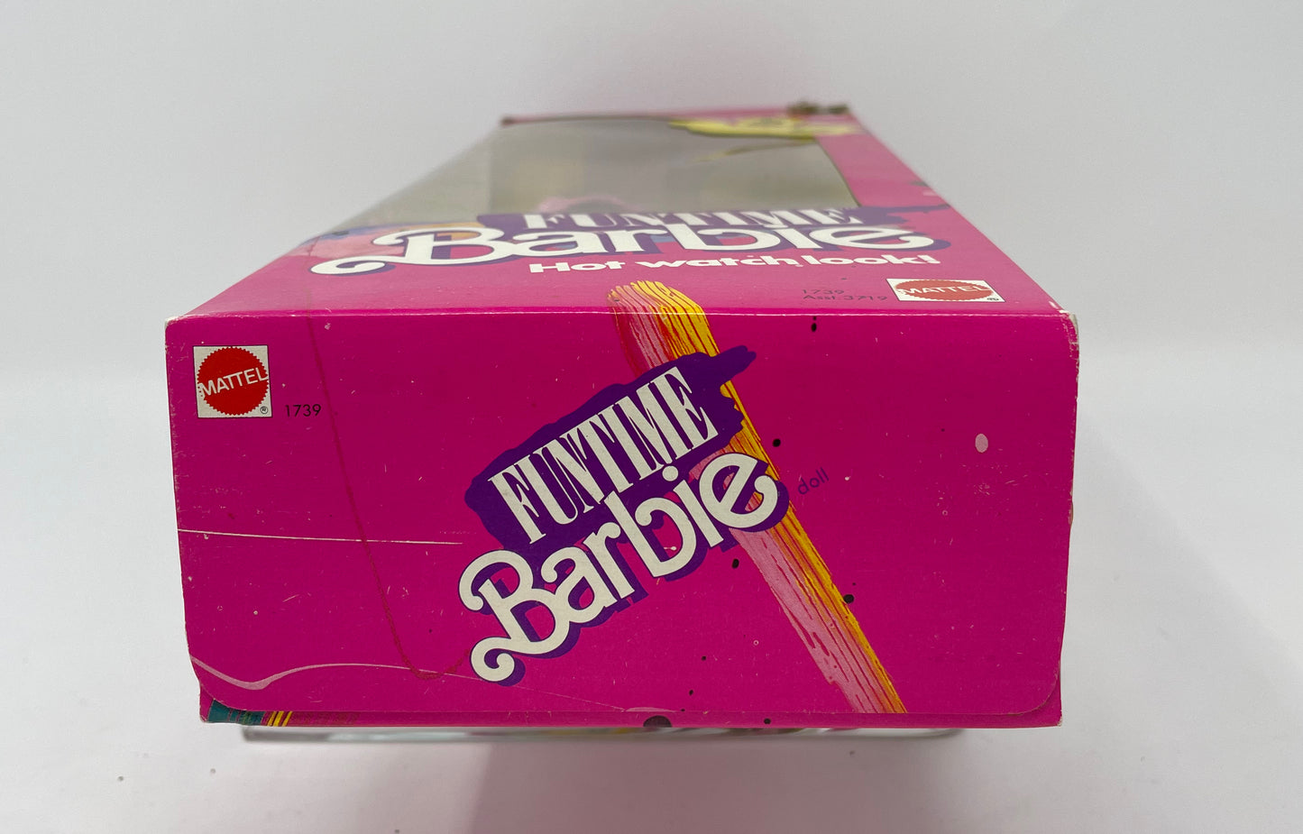 FUNTIME BARBIE - AFRICAN AMERICA #1739 - MATTEL 1986 *DAMAGED BOX*