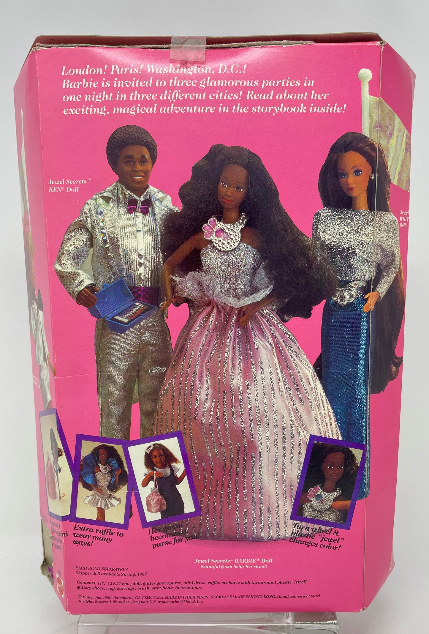 JEWEL SECRETS BARBIE - AFRICAN AMERICAN - #1756 - MATTEL 1986