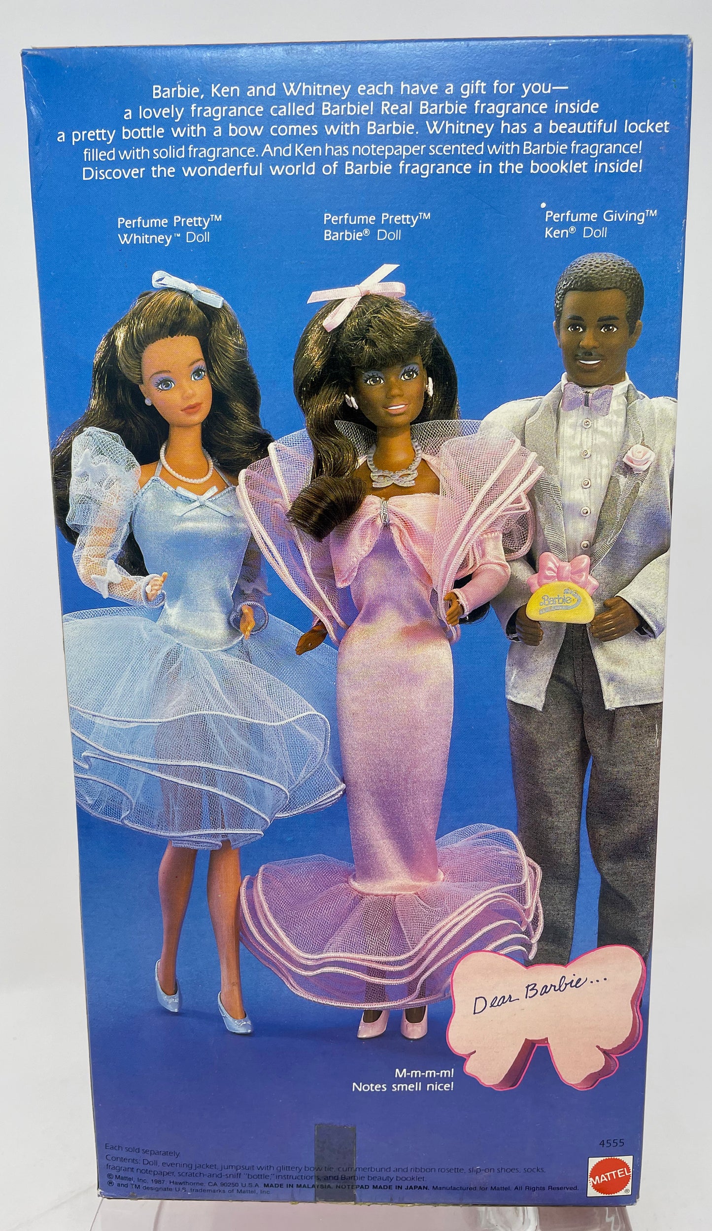 PERFUME GIVING KEN - AFRICAN AMERICAN - #4555 - MATTEL 1987