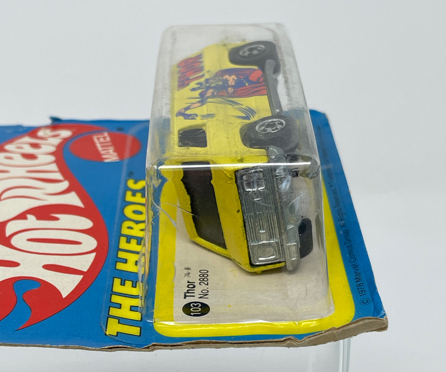 HOT WHEELS - THE HEROES - THOR - UNPUNCHED - 1977 MATTEL - HONG KONG