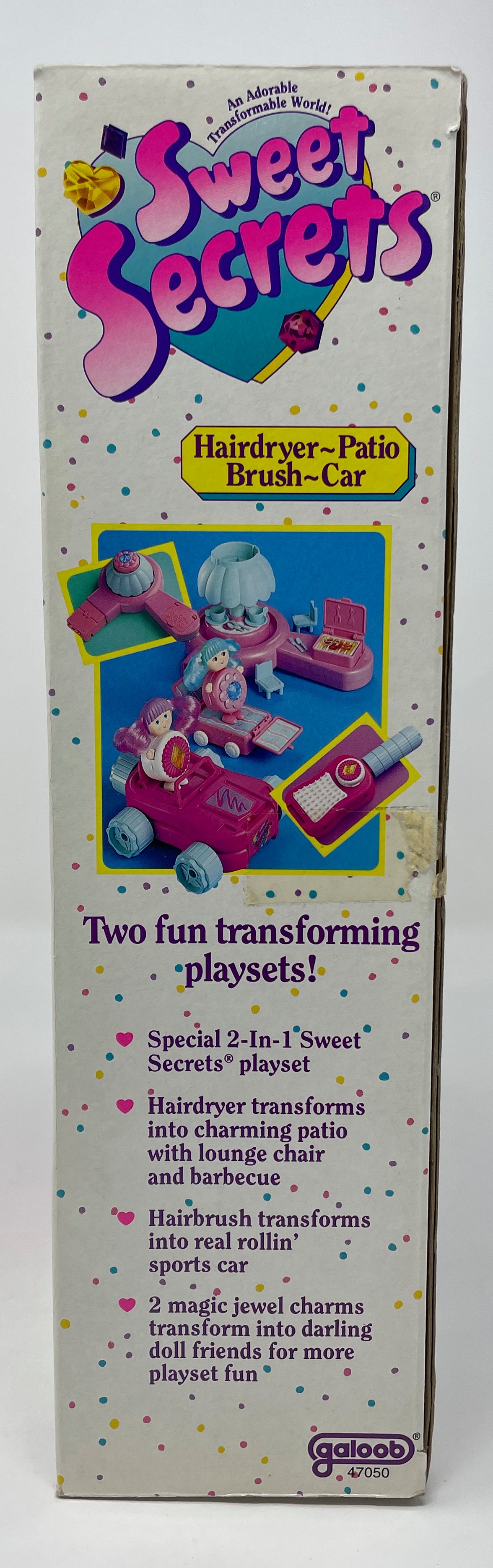 SWEET SECRETS - HAIR DRYER/PATIO/BRUSH/CAR - GALOOB 1993