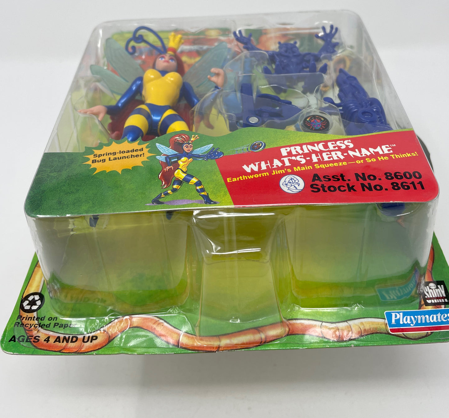 EARTHWORM JIM - PRINCESS WHAT'S HER NAME - 1994 PLAYMATES TOYS
