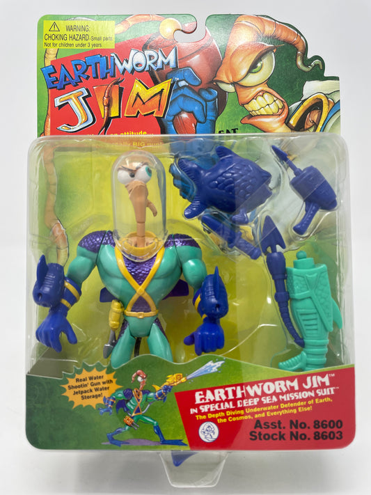 EARTHWORM JIM - IN SPECIAL DEEP SEA MISSION SUIT - 1994 PLAYMATES