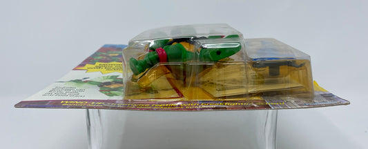 TEENAGE MUTANT NINJA TURTLES - WACKY ACTION -BREAKFIGHTIN' RAPHAEL - 1989 PLAYMATES TOYS