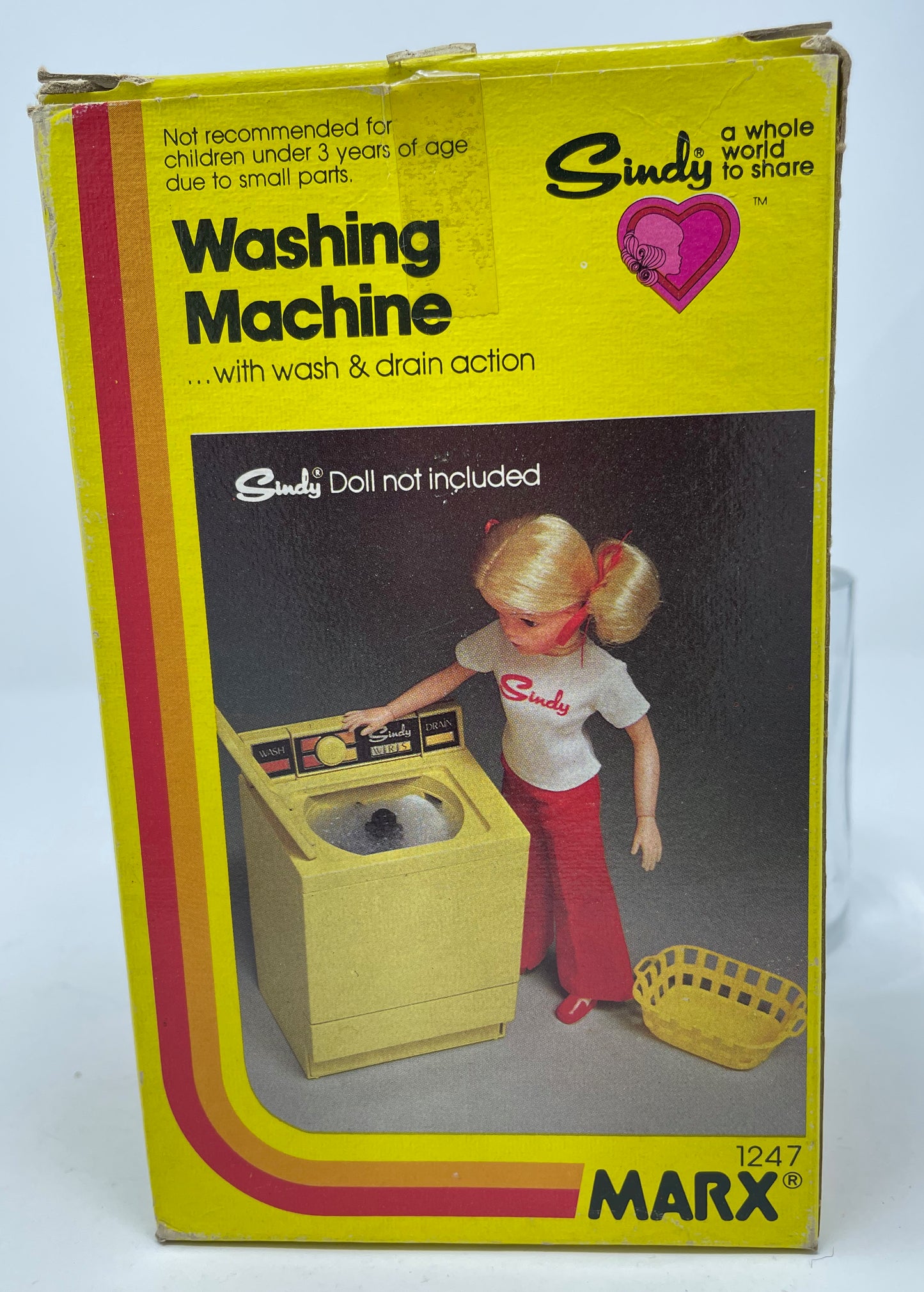 SINDY DOLL - WASHING MACHINE - MARX TOYS 1979