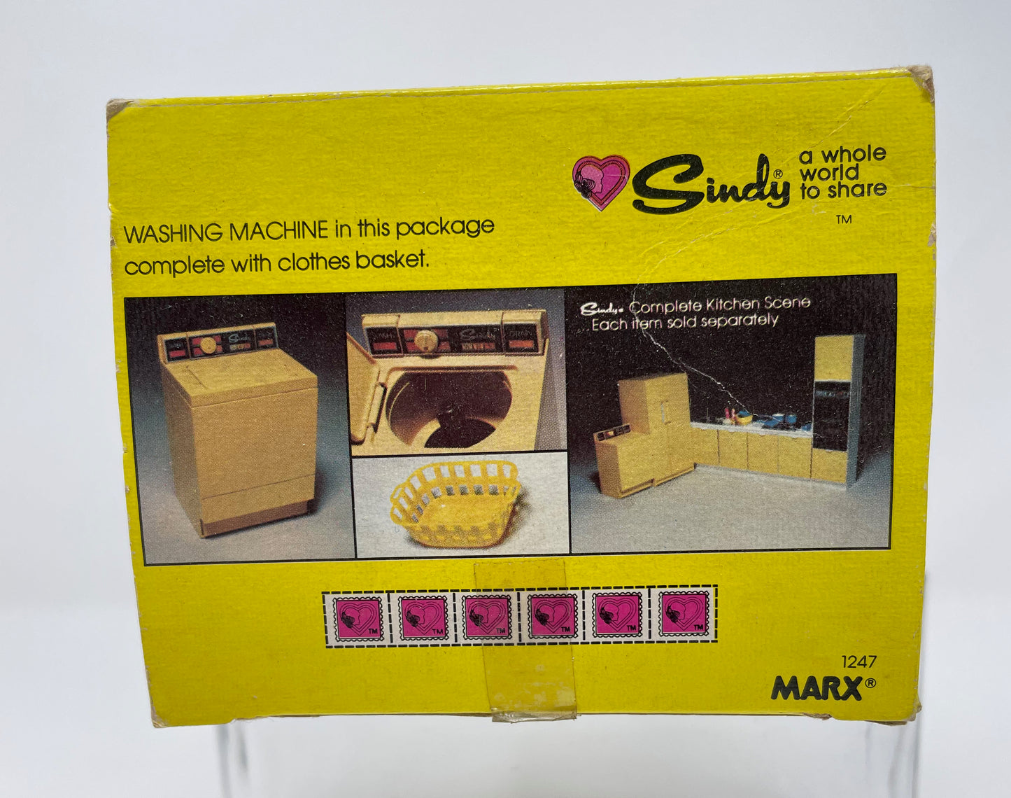 SINDY DOLL - WASHING MACHINE - MARX TOYS 1979