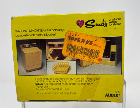SINDY DOLL - WASHING MACHINE - MARX TOYS 1979