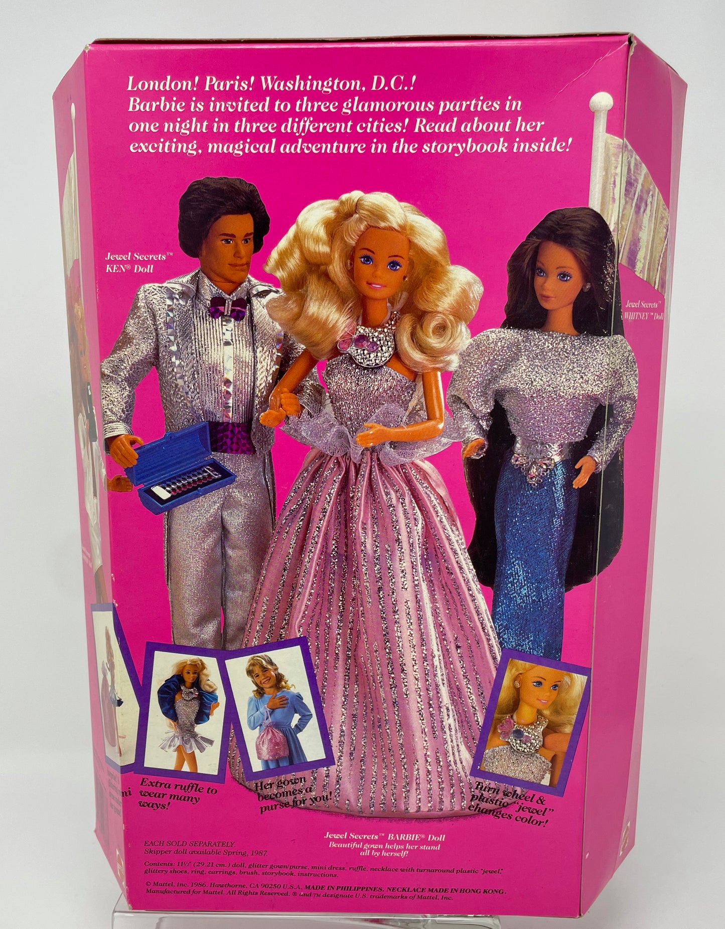 JEWEL SECRETS BARBIE #1737 - MATTEL 1986