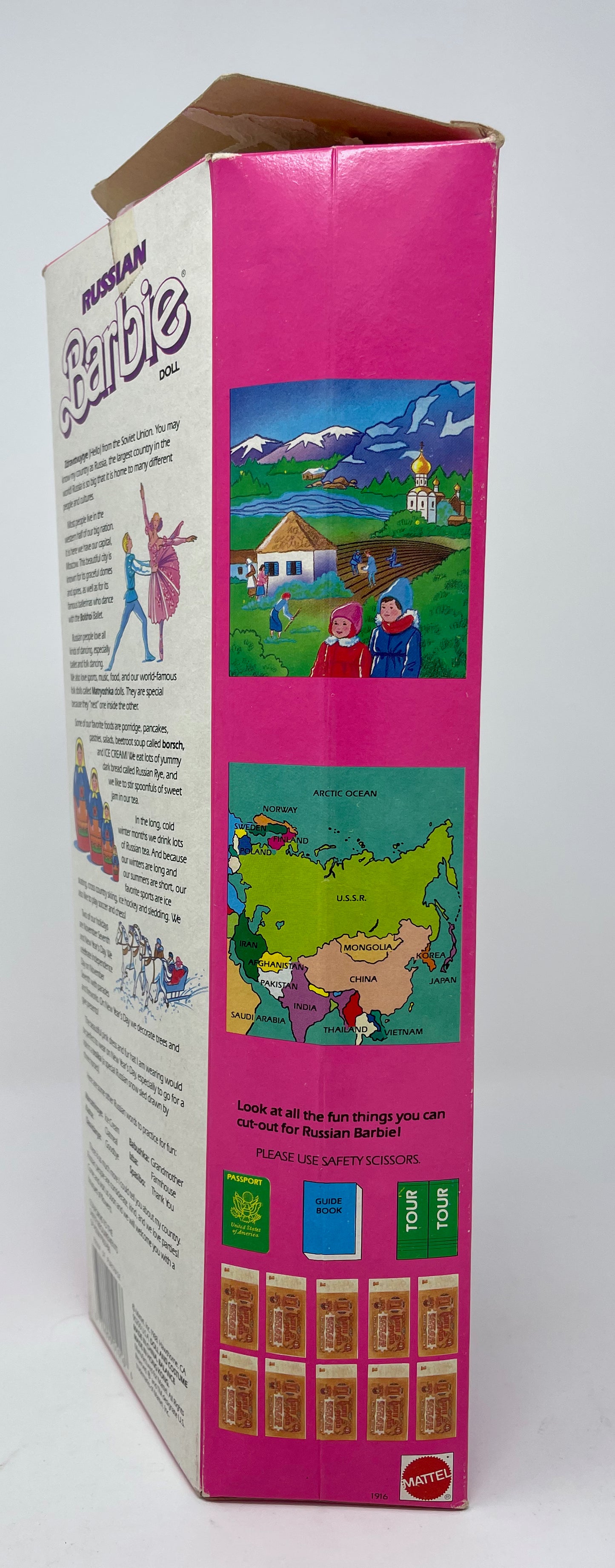 RUSSIAN BARBIE - DOLLS OF THE WORLD COLLECTION - MATTEL 1988