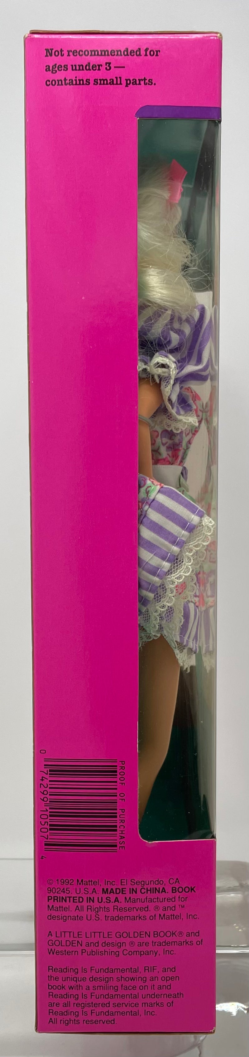BARBIE LOVE TO READ DELUXE GIFT SET - BLONDE - LIMITED EDITION - #10507 - MATTEL 1992