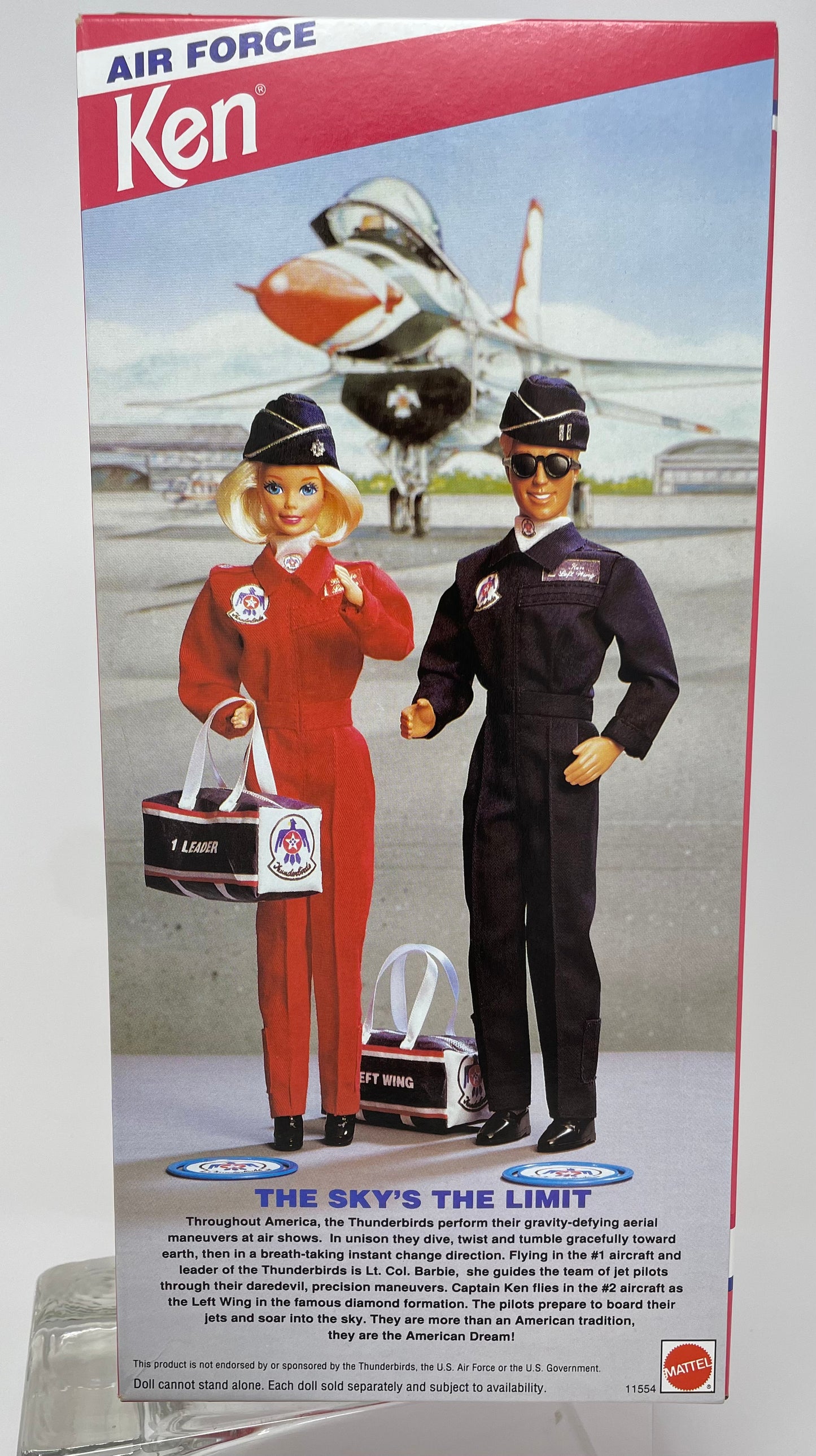 AIR FORCE KEN - THUNDERBIRDS - STARS 'N STRIPES SPECIAL EDITION - #11554 - MATTEL 1994