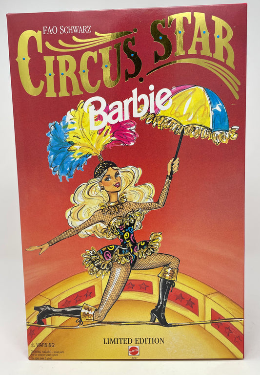 CIRCUS STAR BARBIE  - BLONDE - FAO SCHWARTZ - LIMITED EDITION - #13257 - MATTEL 1994
