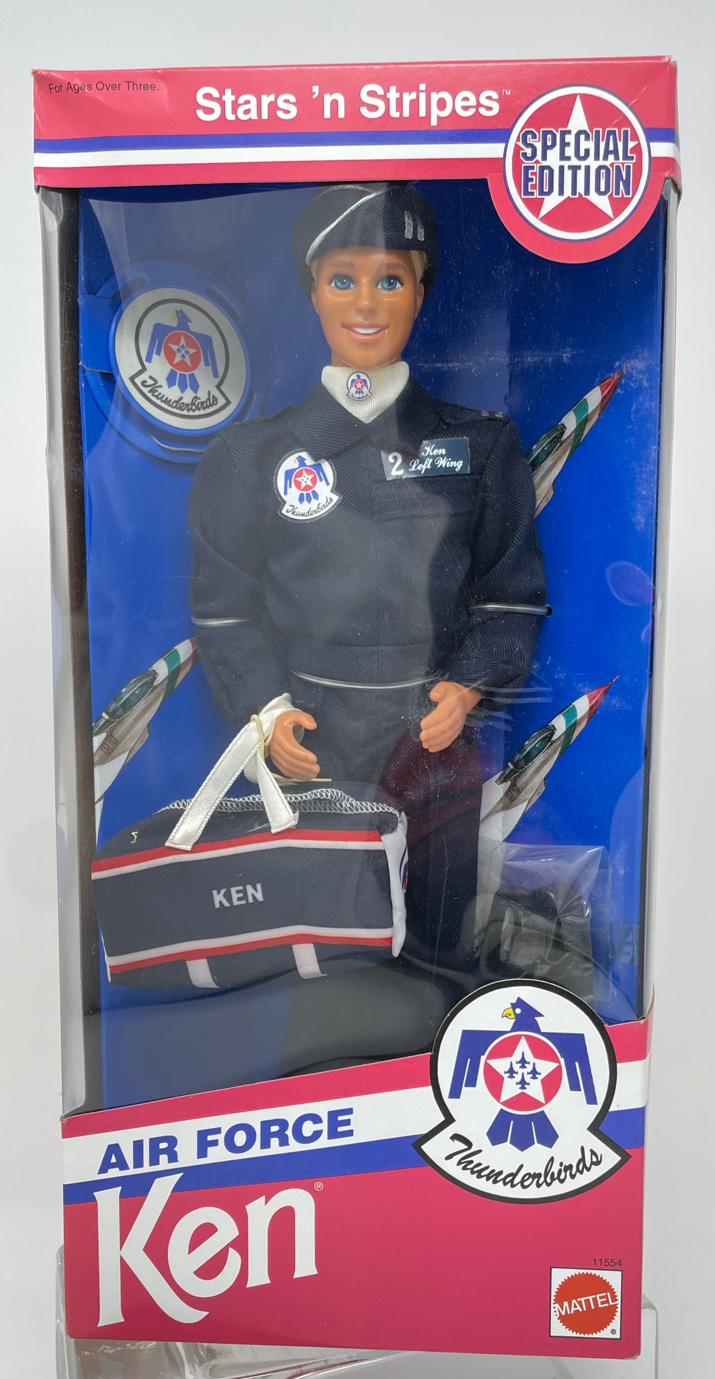 AIR FORCE KEN - THUNDERBIRDS - STARS 'N STRIPES SPECIAL EDITION - #11554 - MATTEL 1994