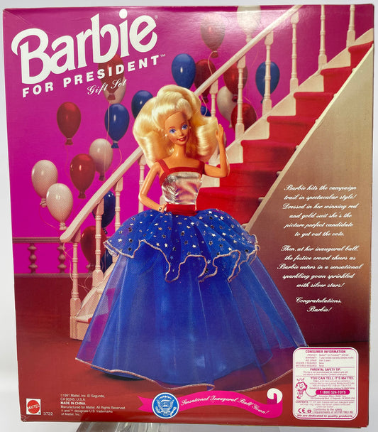 BARBIE FOR PRESIDENT - BLONDE - TOYS R US LIMITED EDITION - #3722 - MATTEL 1991