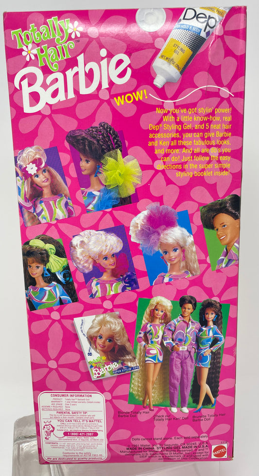 TOTALLY HAIR BARBIE - BLONDE - #1112 - MATTEL 1991