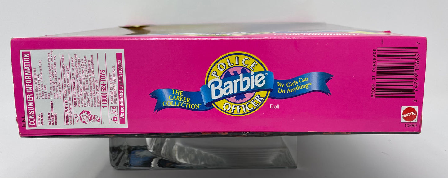 POLICE OFFICER BARBIE - BRUNETTE - SPECIAL LIMITED EDITION THE CAREER COLLECTION #10689 - MATTEL 1993