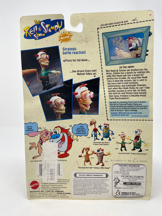 ARMY REN HOEK WITH BUG EYED ACTION 1993 ARCO MATTEL - (2 OF 8)