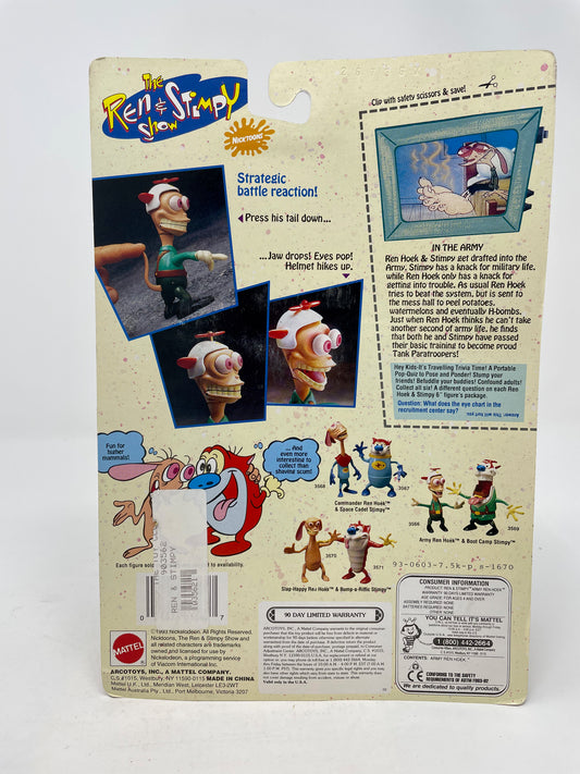 ARMY REN HOEK WITH BUG EYED ACTION - 1993 ARCO MATTEL - (3 OF 8)