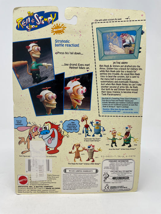 ARMY REN HOEK WITH BUG EYED ACTION - 1993 ARCO MATTEL - (4 OF 8)