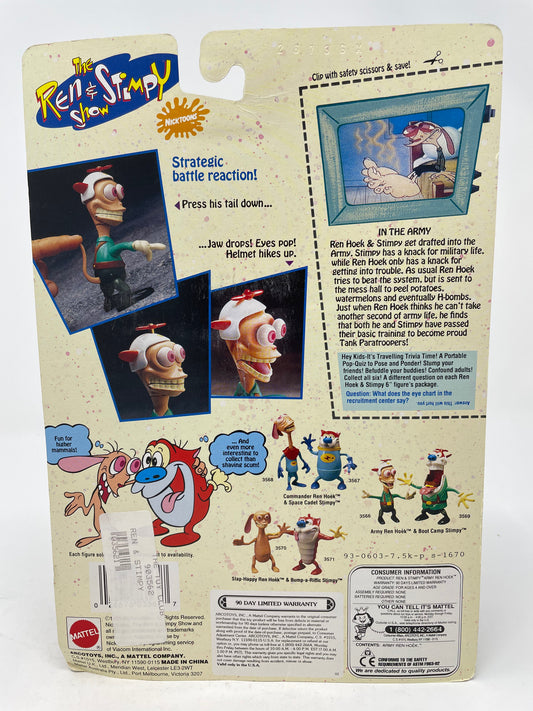 ARMY REN HOEK WITH BUG EYED ACTION - 1993 ARCO MATTEL - (7 OF 8)