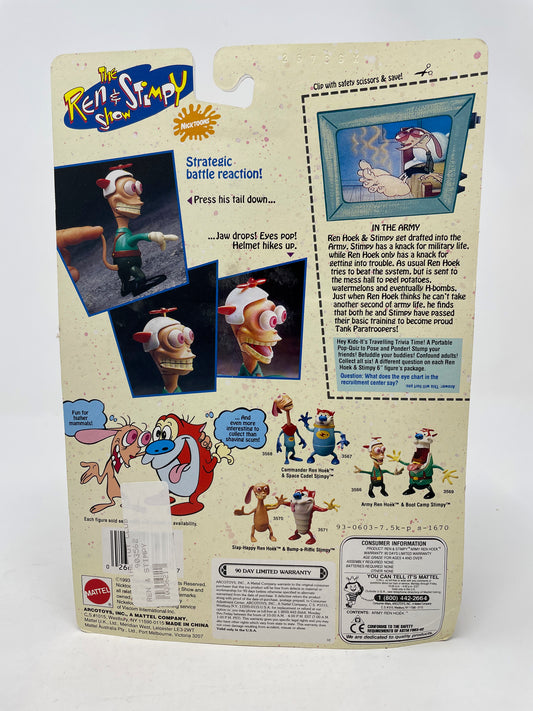 ARMY REN HOEK WITH BUG EYED ACTION - 1993 ARCO MATTEL - (6 OF 8)