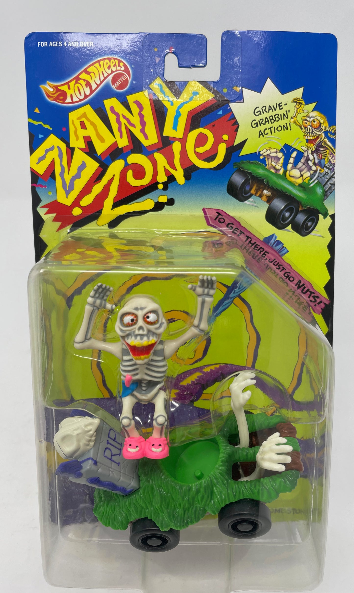 BARRY DALIVE & HIS TURBO TOMBSTONE - ZANY ZONE HOT WHEELS - 1991 MATTEL