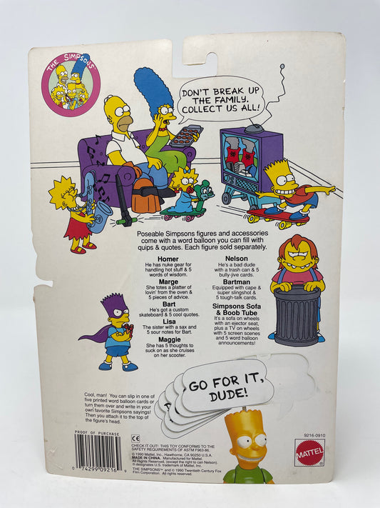 BARTMAN - THE SIMPSONS - 1990 MATTEL