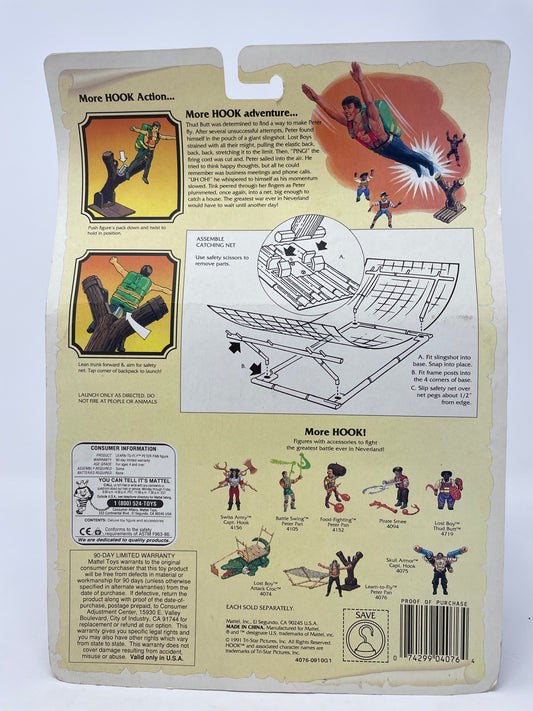 DELUXE LEARN TO FLY PETER PAN - HOOK - 1991 MATTEL