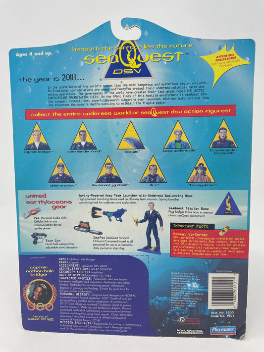 CAPTAIN NATAN HALE BRIDGER FIGURE - SEAQUEST DSV - 1993 PLAYMATES