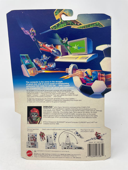 DEBUGG - COMPUTER WARRIORS - 1989 MATTEL