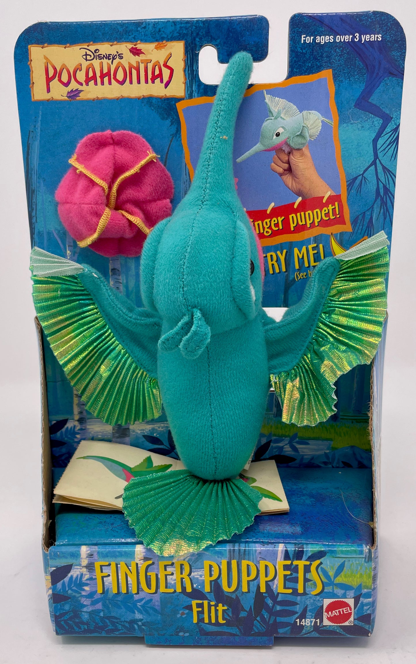 DISNEY'S POCAHONTAS - FLIT FINGER PUPPET - 1995 MATTEL