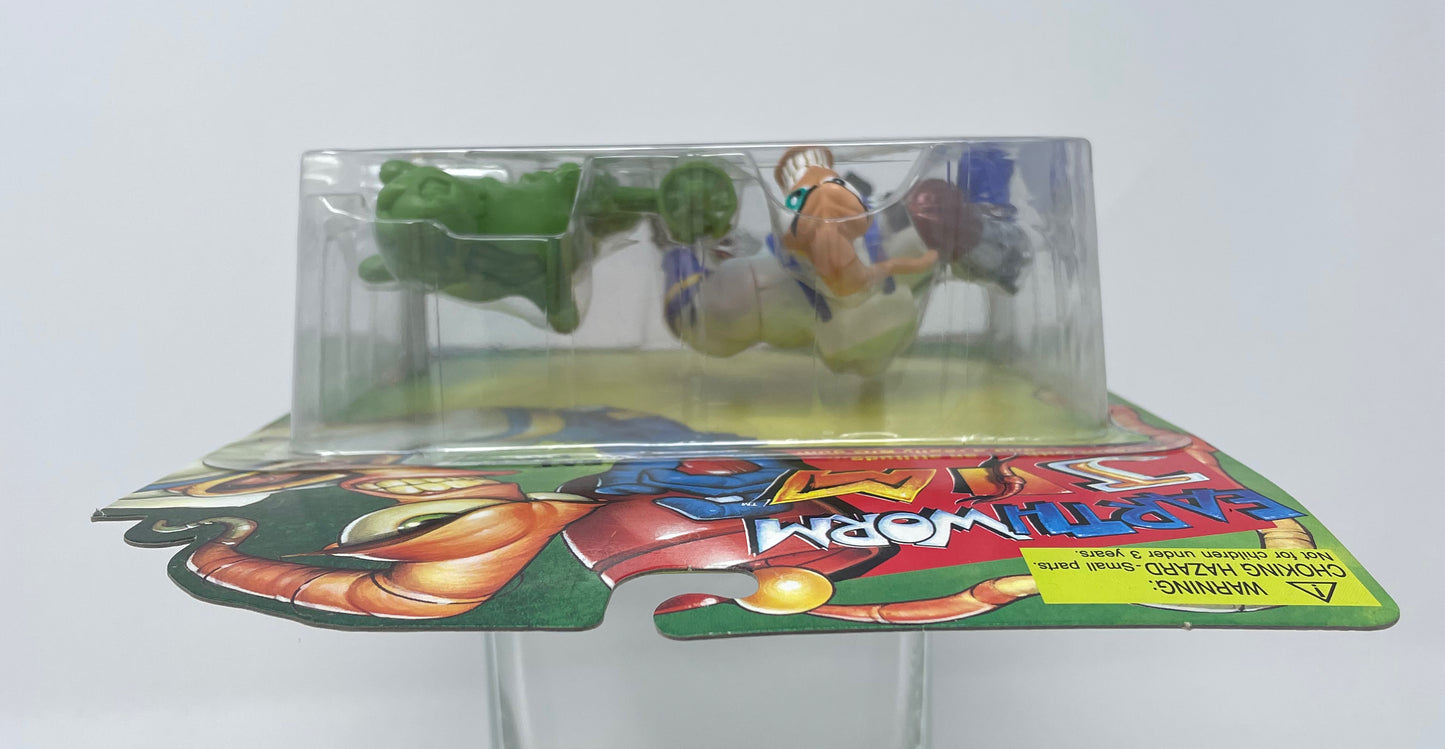 EARTHWORM JIM - BATTLE DAMAGE EWJ - 1994 PLAYMATES