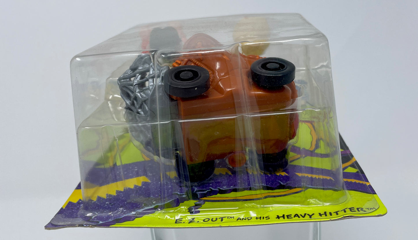 EZ OUT & HIS HEAVY HITTER - ZANY ZONE HOT WHEELS - 1991 MATTEL
