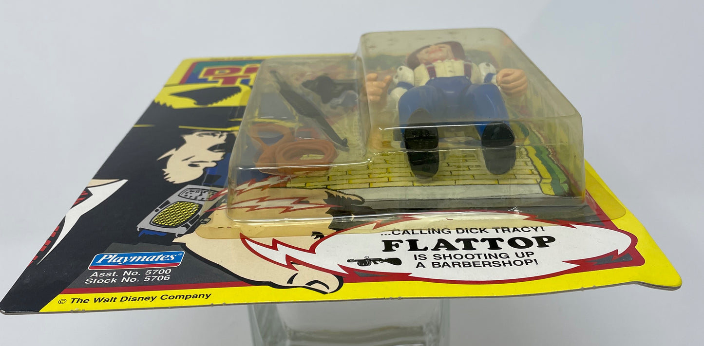 FLATTOP FIGURE - DICK TRACY - 1990 PLAYMATES - UNPUNCHED