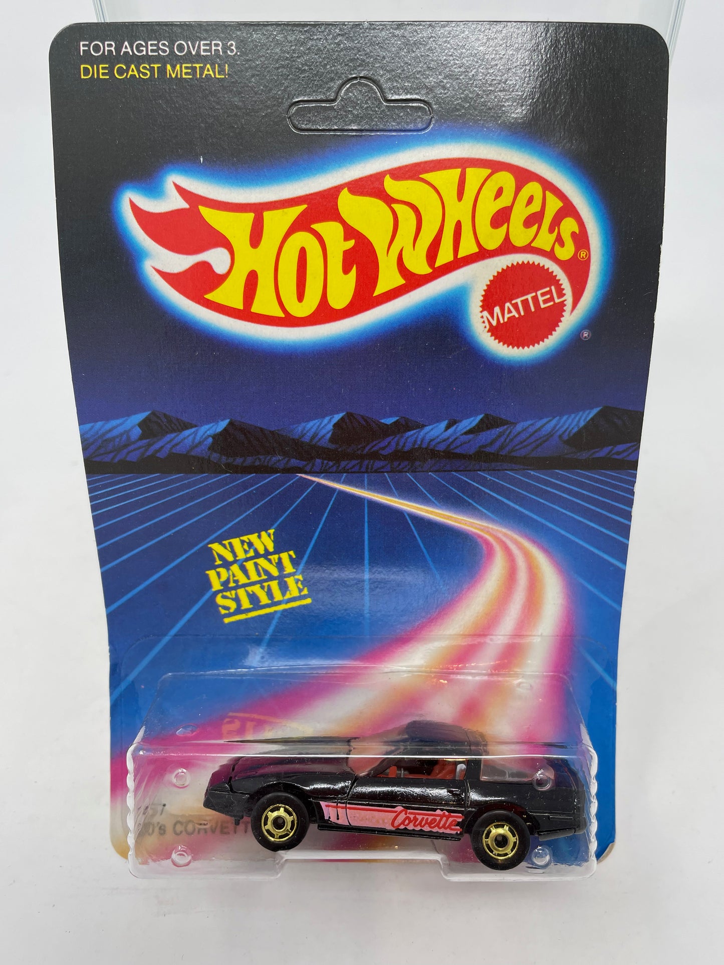 HOT WHEELS - 80S CORVETTE - SPEED FLEET - UNPUNCHED - 1987 MATTEL