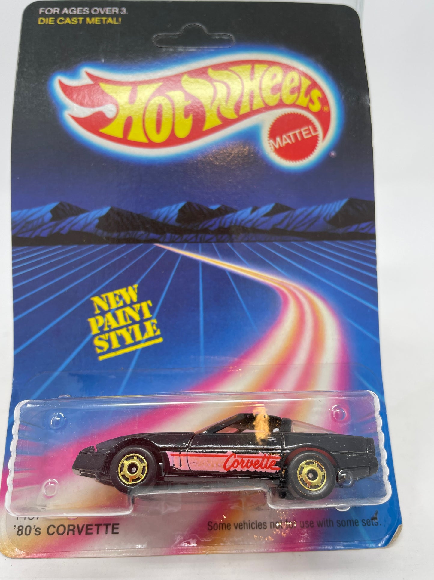 HOT WHEELS - 80S CORVETTE - SPEED FLEET - UNPUNCHED - 1987 MATTEL