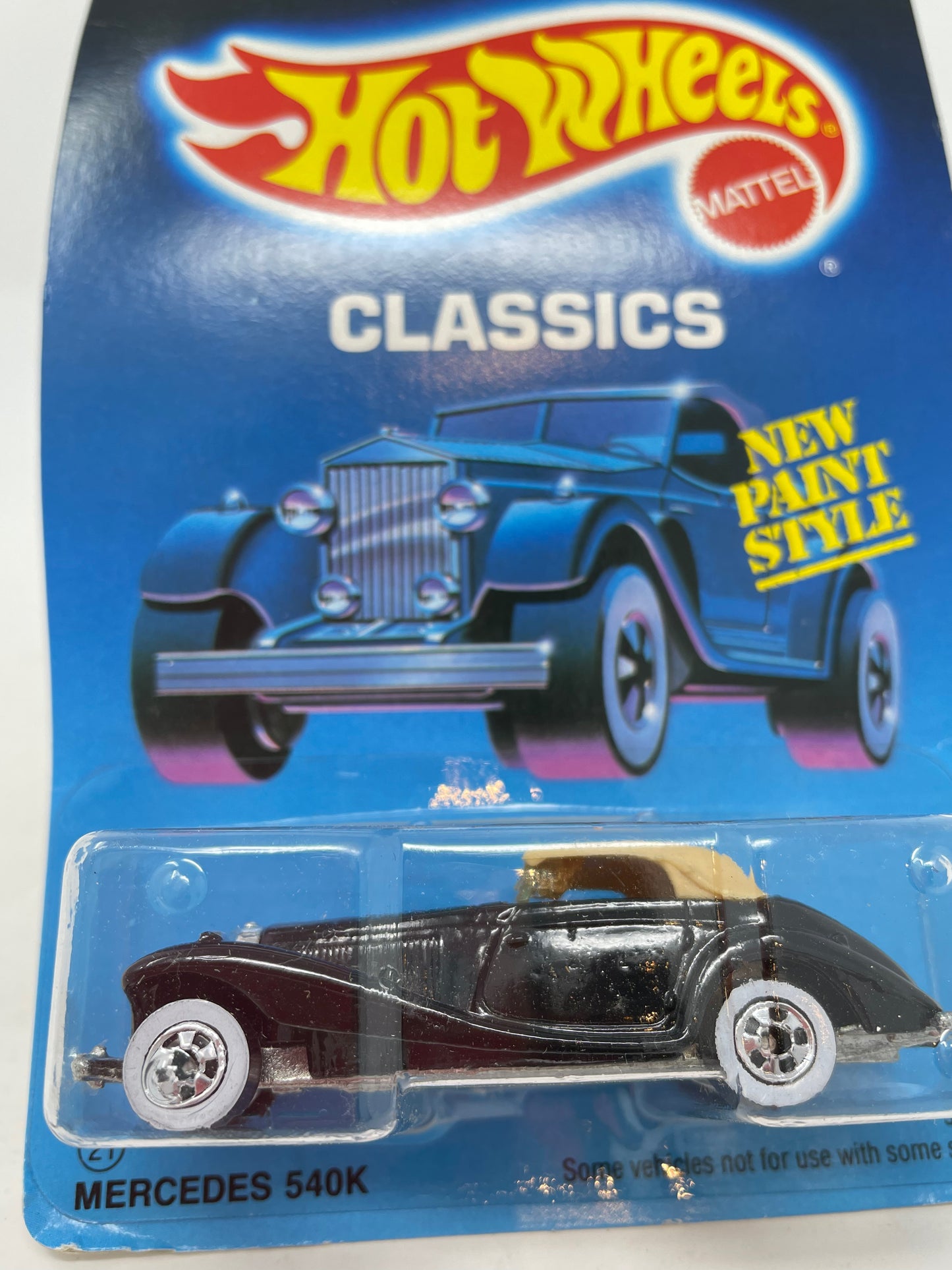 HOT WHEELS - CLASSICS - MERCEDES 540 K - UNPUNCHED - 1986 MATTEL