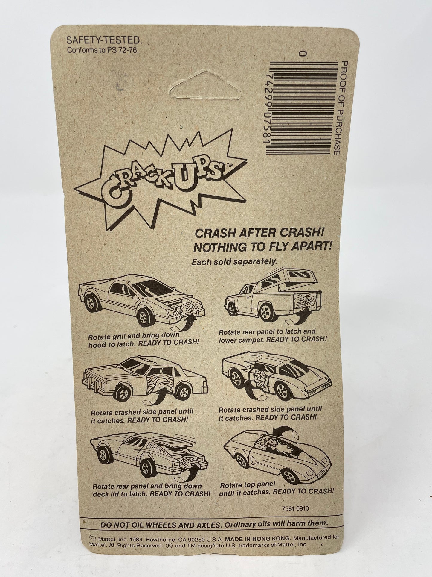 HOT WHEELS - CRACK UPS - BUMPER THUMPER #7581 - 1984 MATTEL