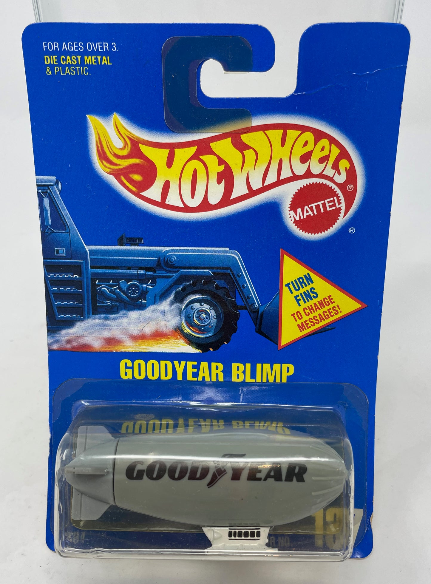 HOT WHEELS - GOODYEAR BLIMP - COLLECTOR NO. 137 - 1991 MATTEL