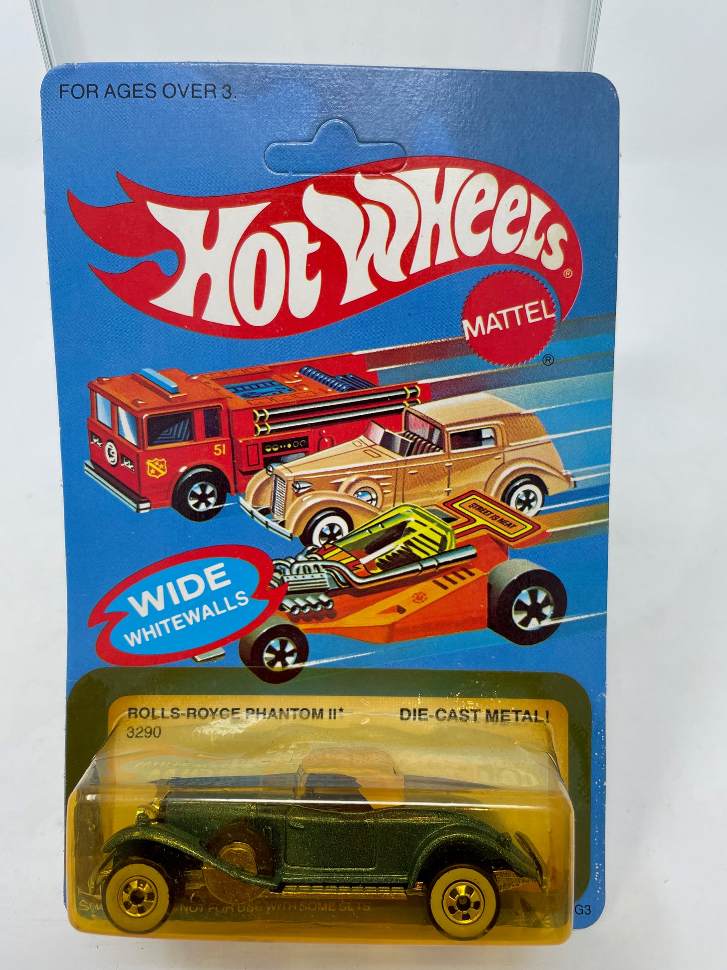 HOT WHEELS - ROLLS ROYCE PHANTOM II WIDE WHITEWALLS - 1982 MATTEL