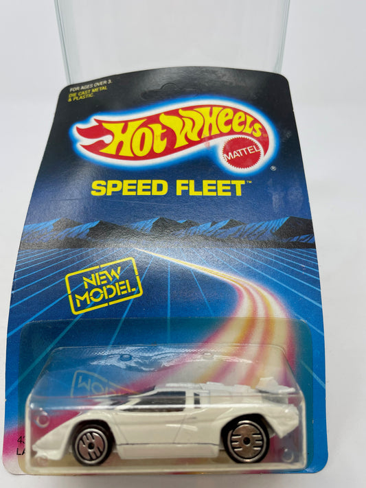 HOT WHEELS - SPEED FLEET - LAMBORGHINI COUNTACH - UNPUNCHED - 1986 MATTEL