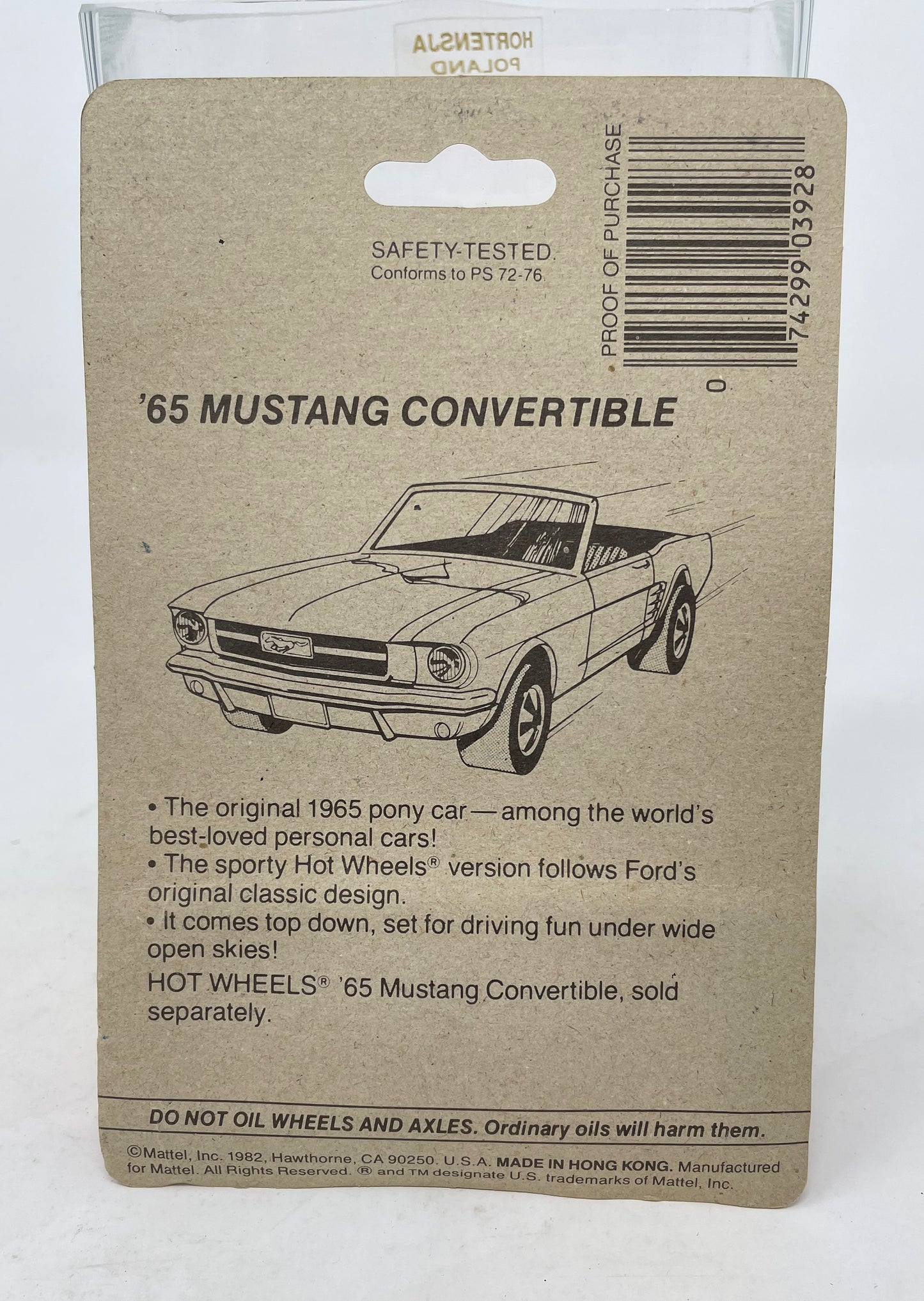 HOT WHEELS - THE HOT ONES - 80S CORVETTE - 1982 MATTEL - HONG KONG